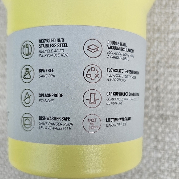 Brand New Stanley Quencher H20 Tumbler Mug Cup Yellow Large Size - Picture 5 of 9